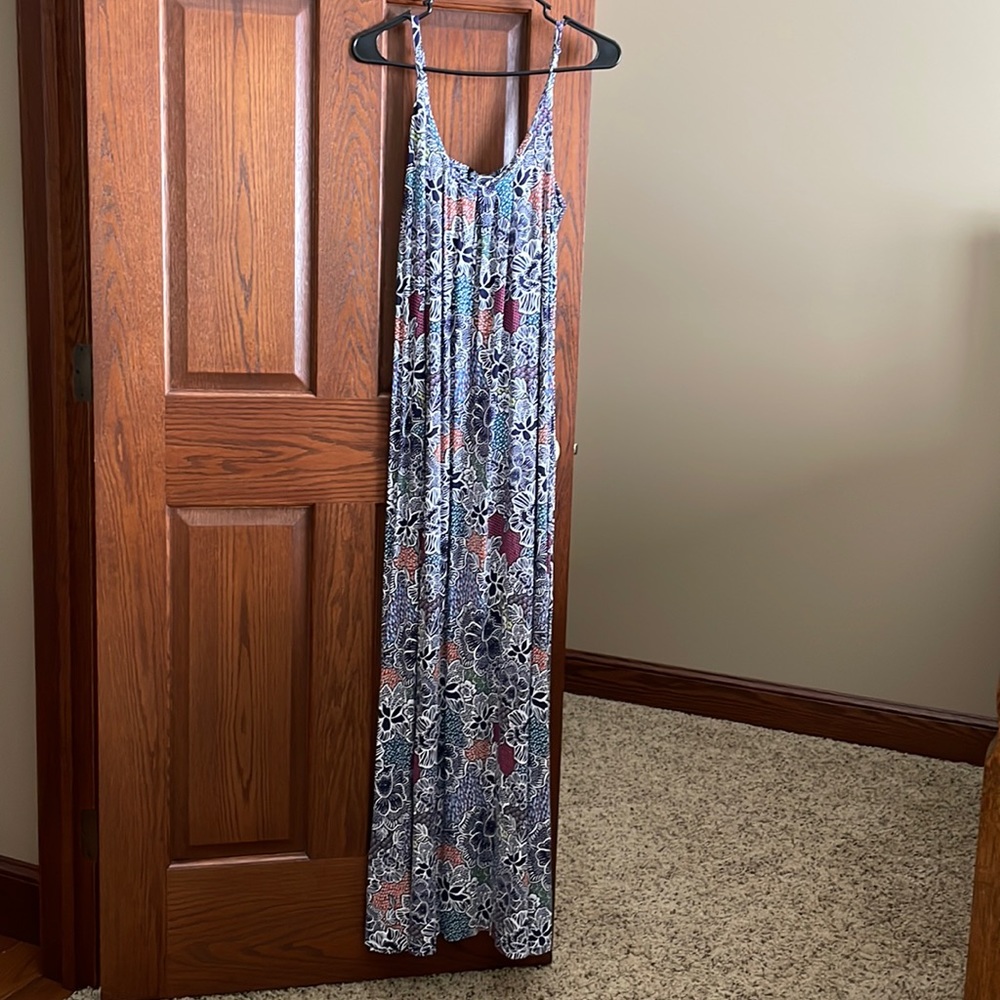 Long colorful dress!
